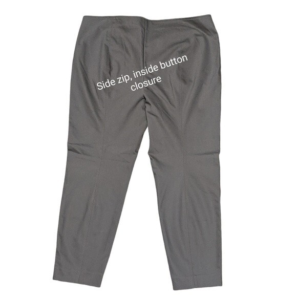 St. John side zip dress pant, trouser khaki high waisted business casual size 16 - Picture 8 of 9